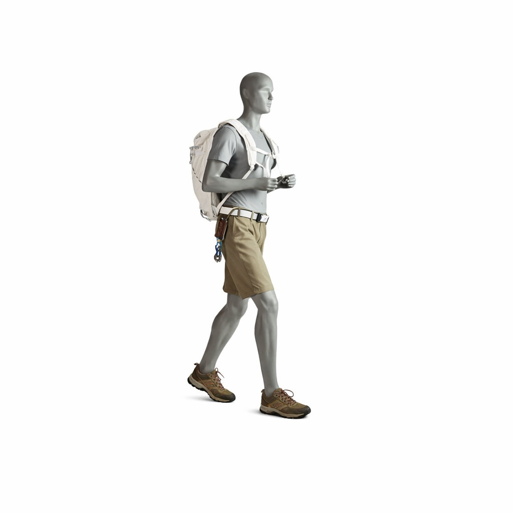 Schaufensterpuppe Frau Wandern