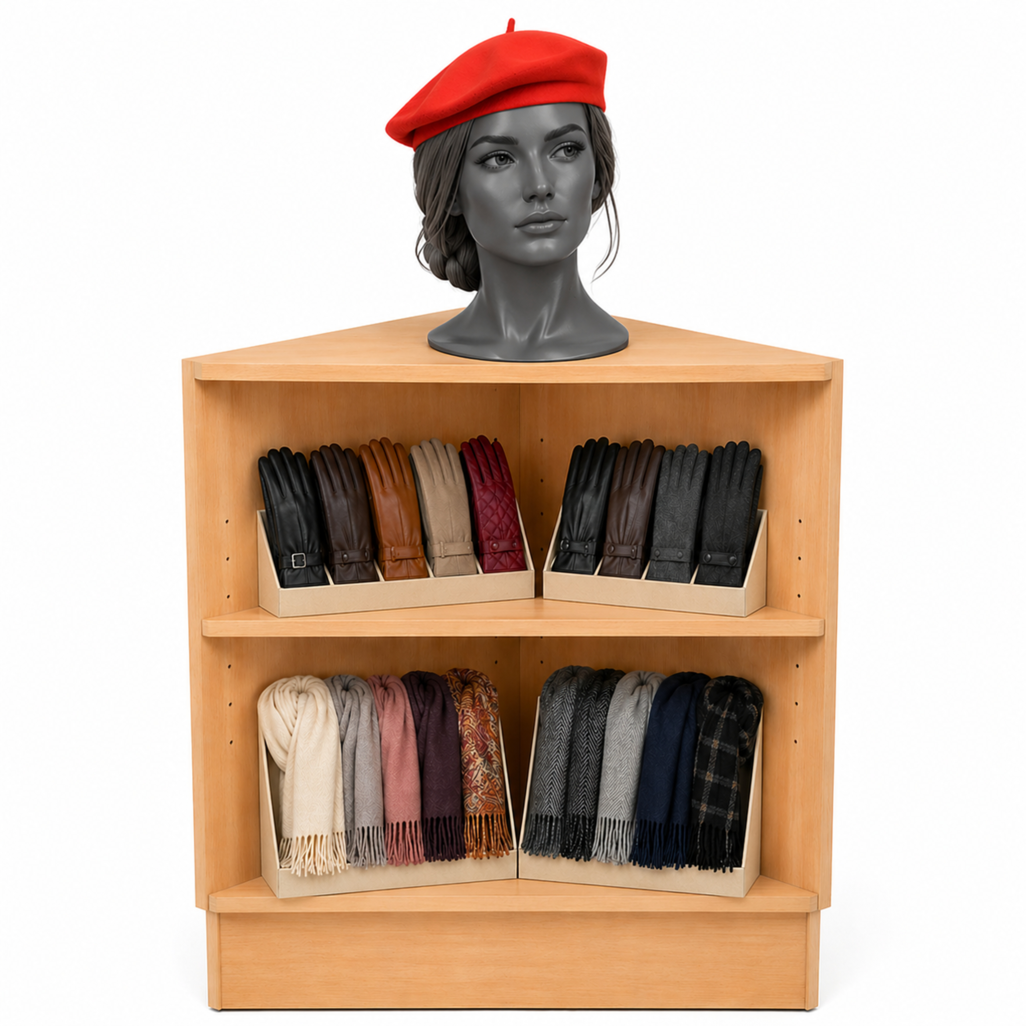 Ladentheke Dekor Buche