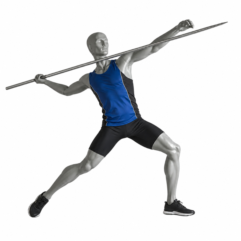 Sport Schaufensterpuppe Herren – Speerwurf