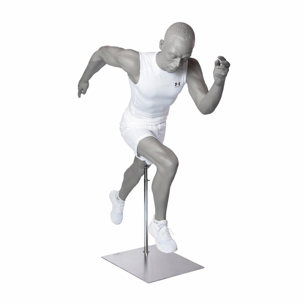 Schaufensterpuppe Mann Sprinten