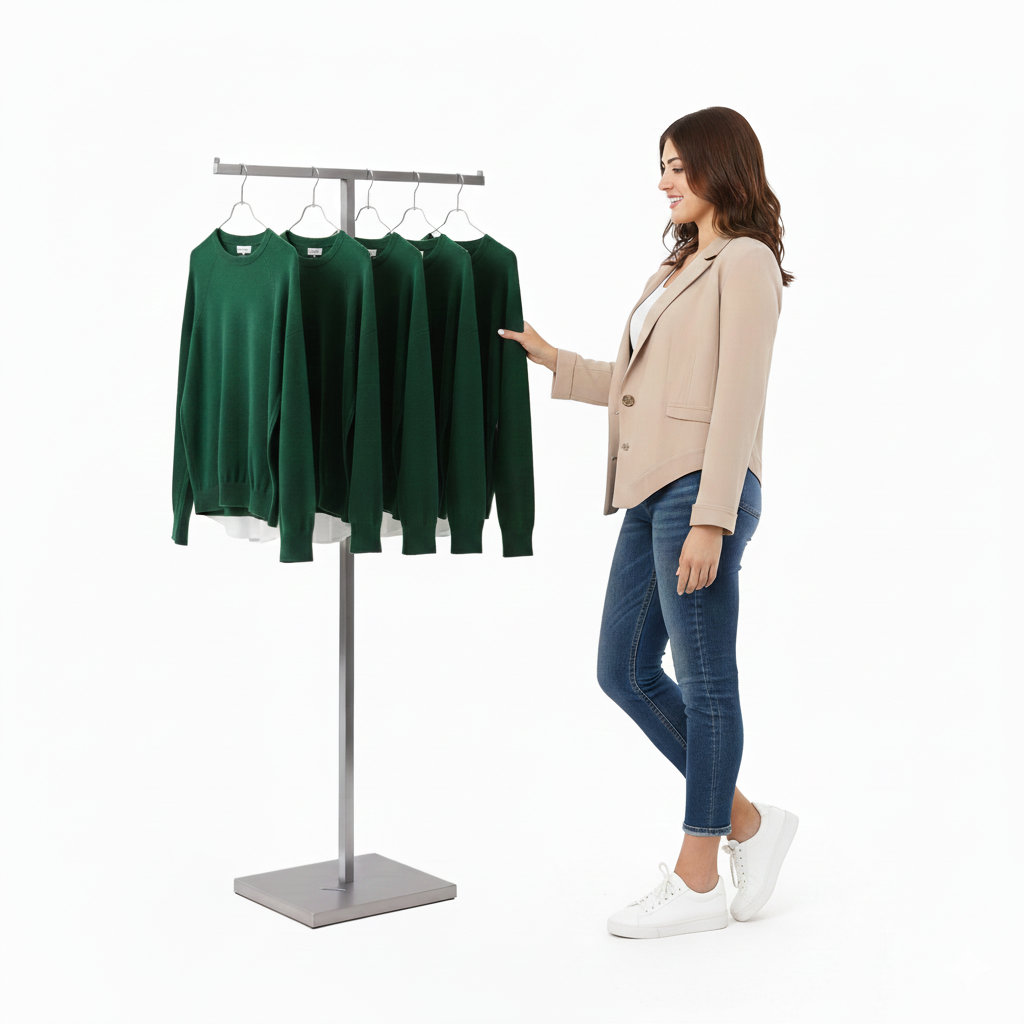 Konfektionsständer mit T-Halter