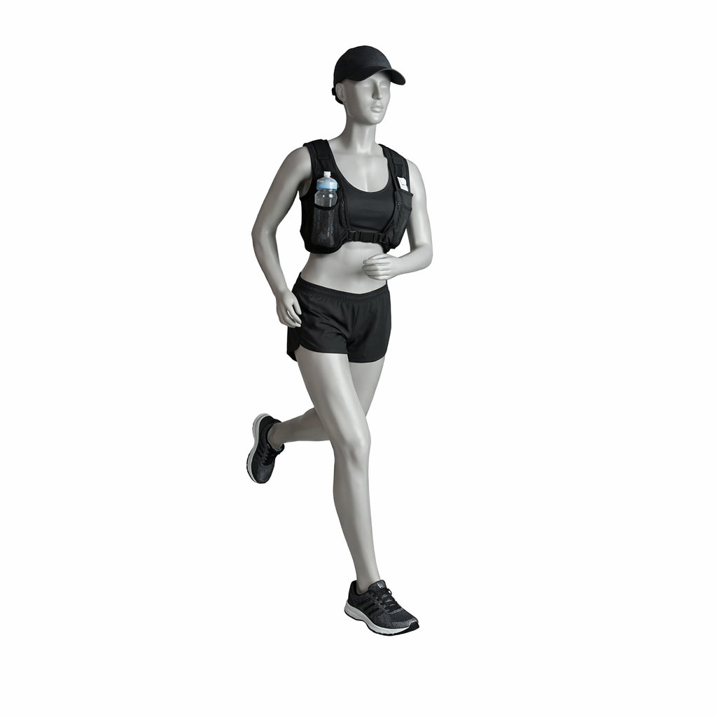 Schaufensterpuppe Frau Running