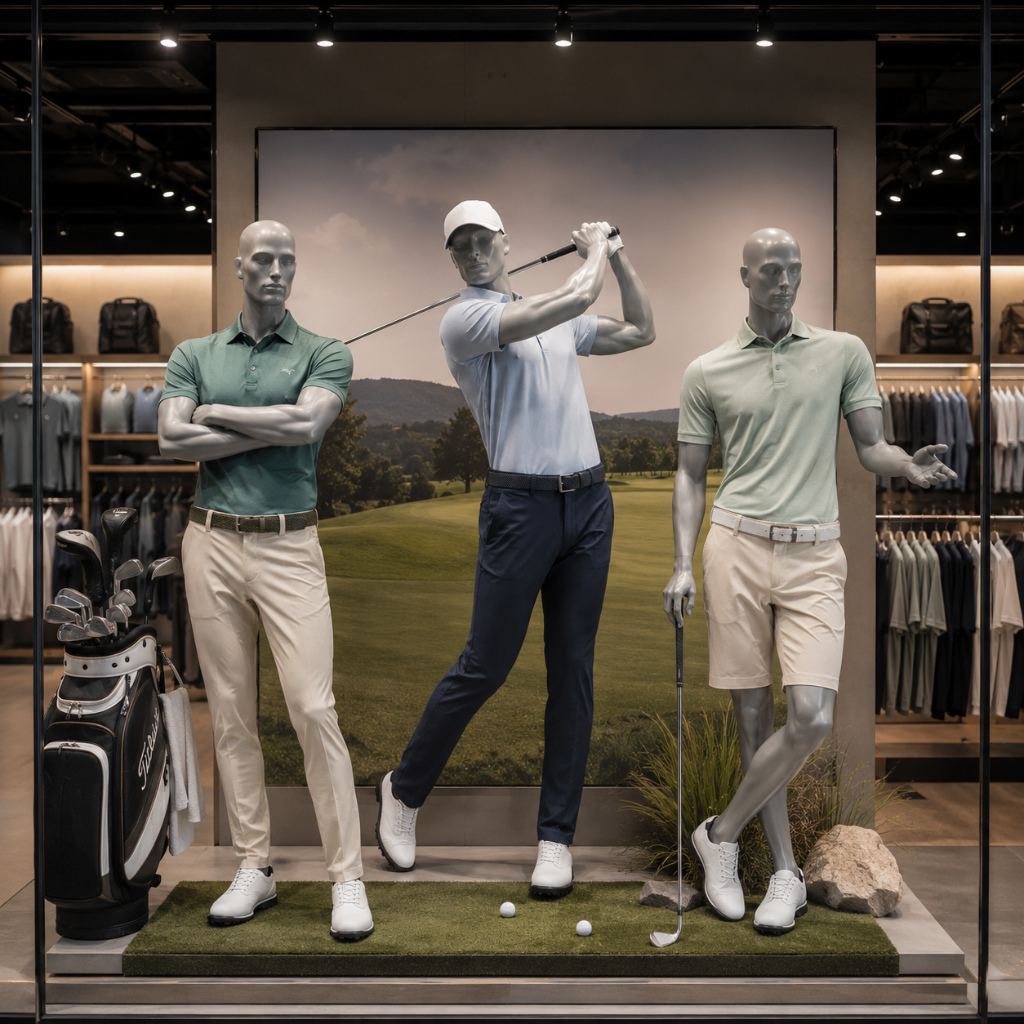 Golf Schaufensterpuppe Herren – Schwung-Pose