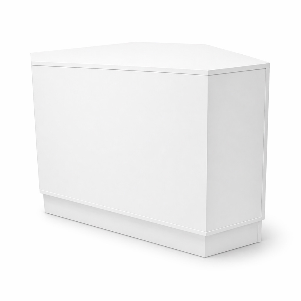 Ladentheke Dekor weiß