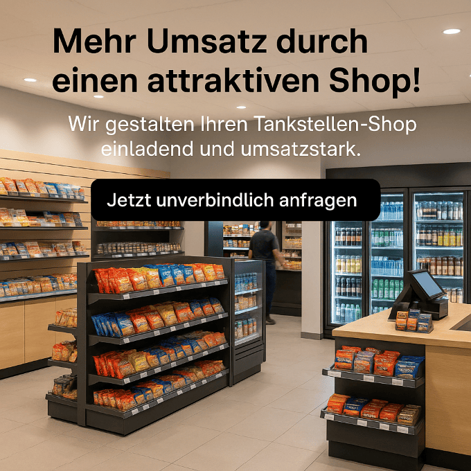 Ladenbau Tankstelle