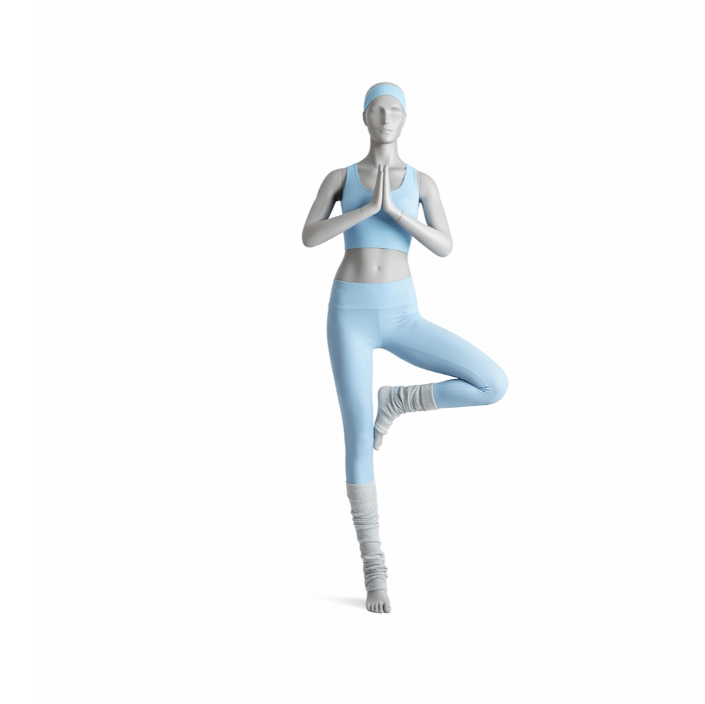 Schaufensterpuppe Frau Yoga