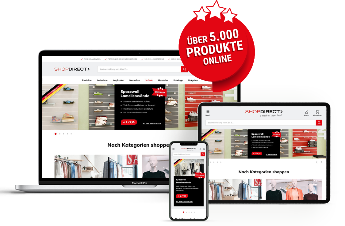 Ladenbau OnlineShop