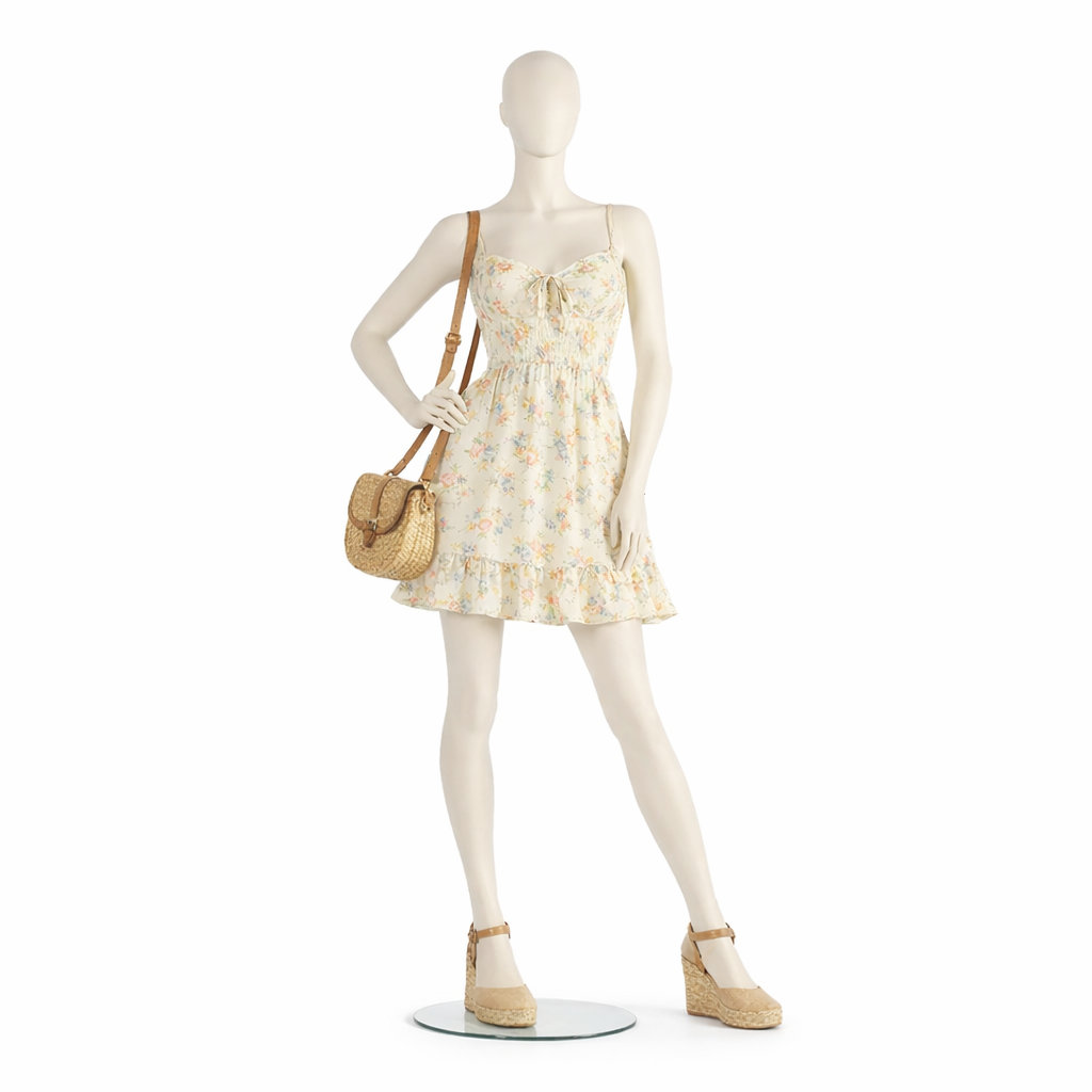 Schlanke Schaufensterpuppe Frau