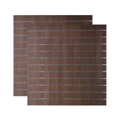 Spacewall Lamellenwand Slatwall 2er-Set Wenge Spacewall Lamellenwand Slatwall 2er-Set Wenge