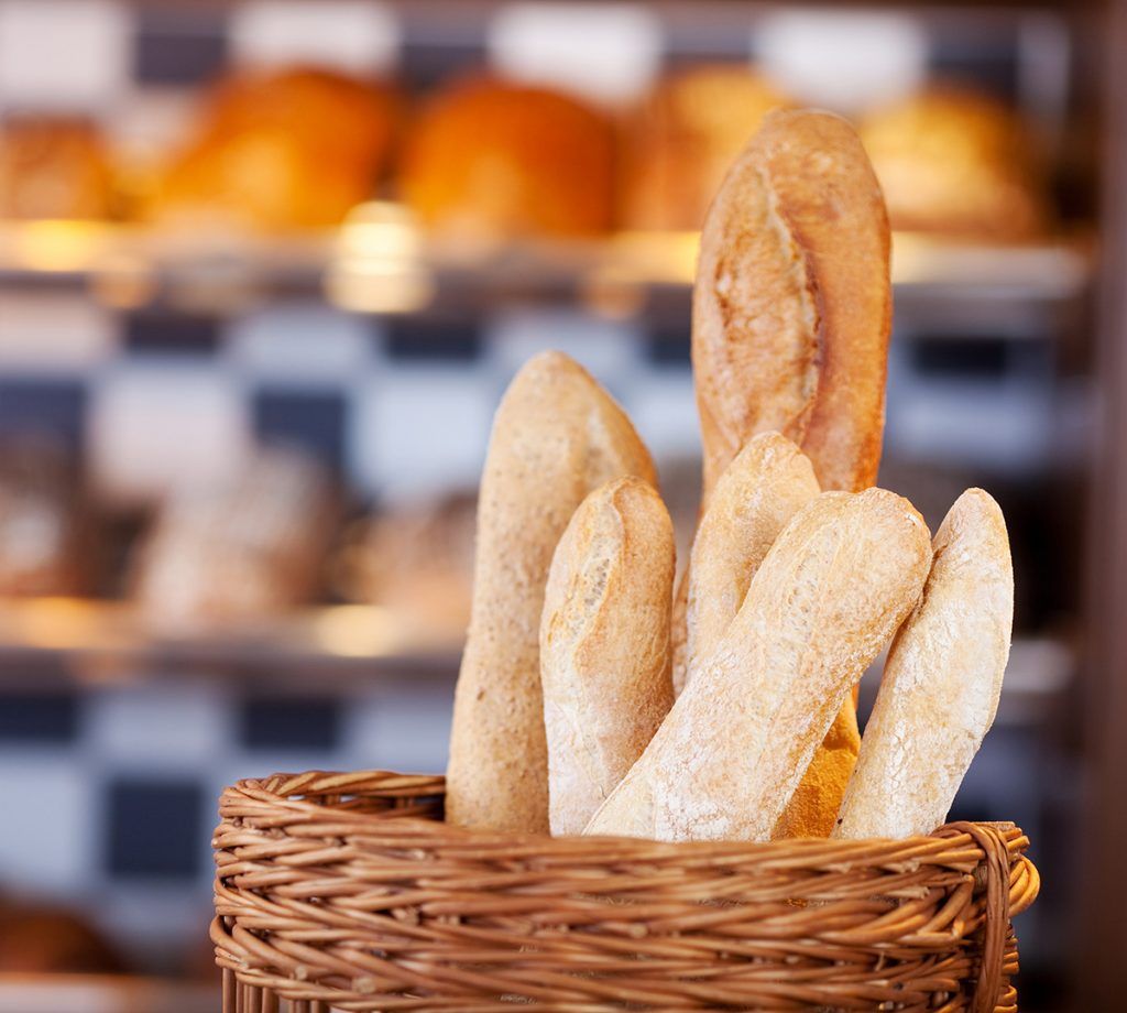 Ladeneinrichtung Bäckerei Brotkorbe